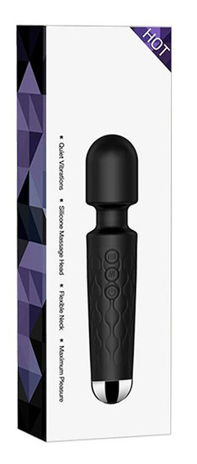 Wand Beautylit – 20 cm prémium masszírozó fekete fejjel - Image 2