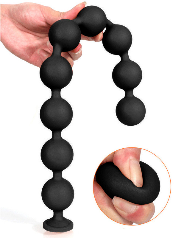 Nocty S – prémium fekete kényeztető golyók 45 cm - Image 2