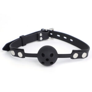 BREATHFIVE 40mm – fekete piercinges golyós szling