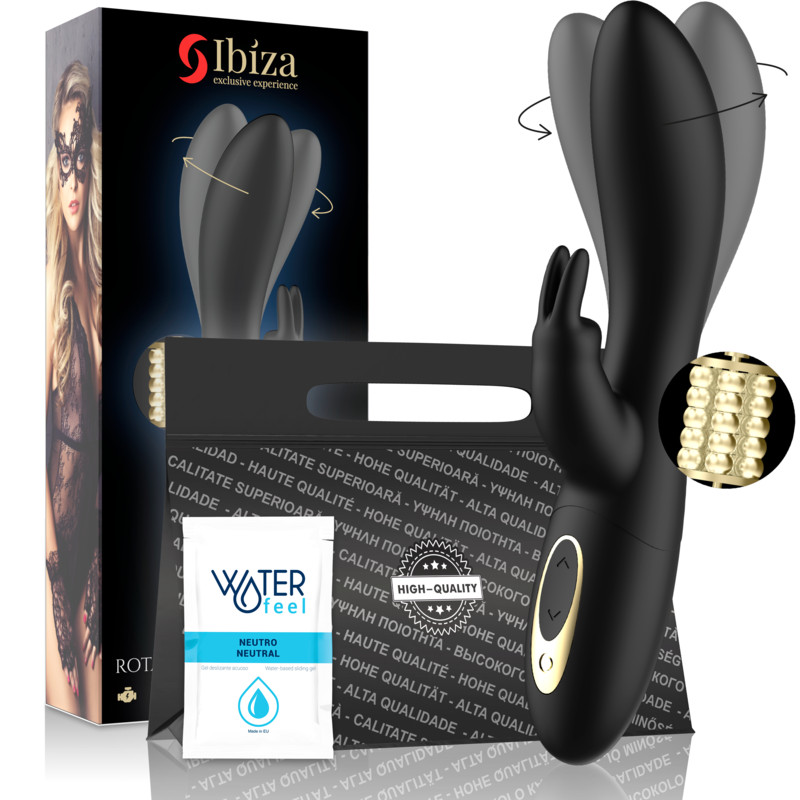 IBIZA – erőteljes gyöngyös rotáló vibrátor nyúllal - Image 7