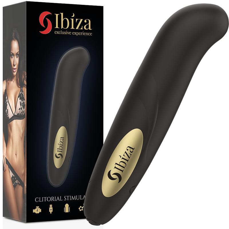 Ibiza – arany csiklóizgató USB töltéssel, 10 vibrációs móddal