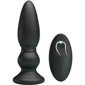 MR PLAY – erőteljes távirányítós anális vibrátor fekete