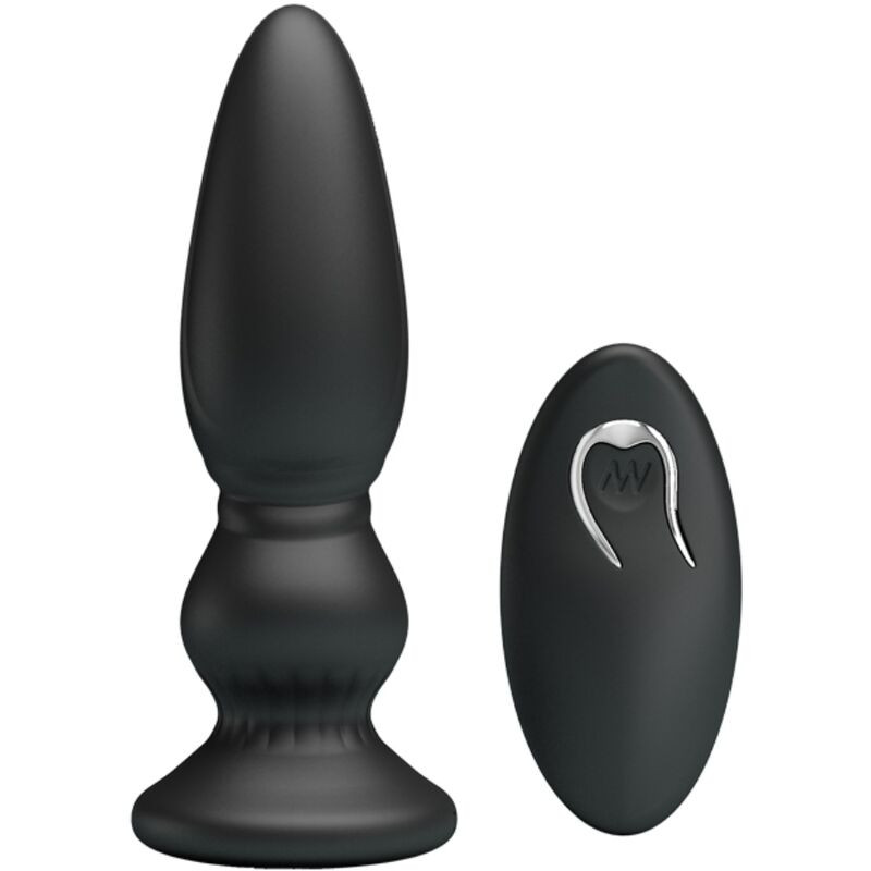 MR PLAY – erőteljes távirányítós anális vibrátor fekete