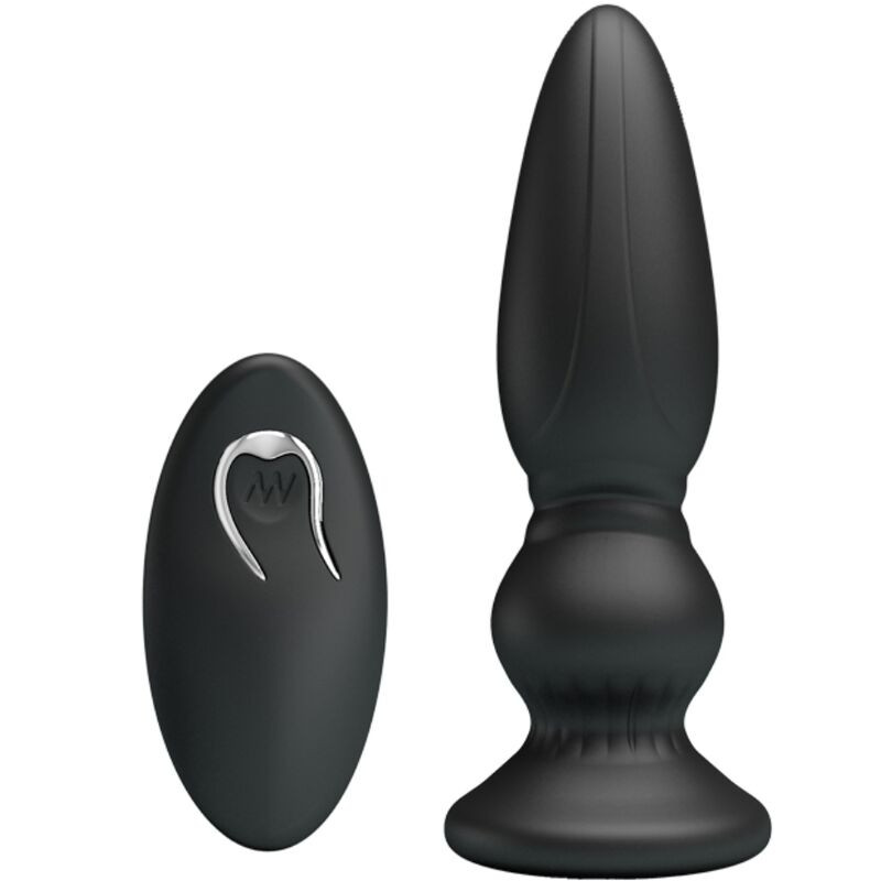 MR PLAY – erőteljes távirányítós anális vibrátor fekete - Image 2