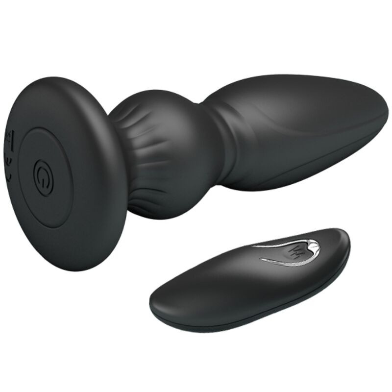 MR PLAY – erőteljes távirányítós anális vibrátor fekete - Image 3