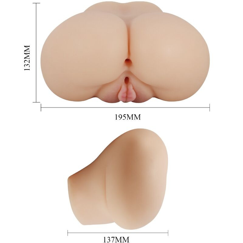CRAZY BULL – realista vagina és anál vibrátor - Image 6