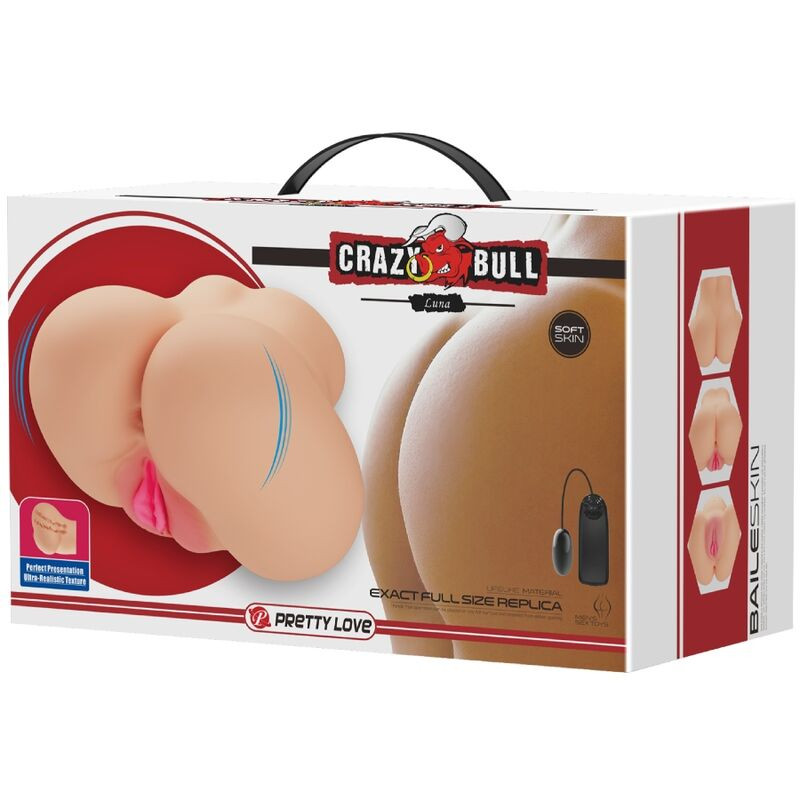 CRAZY BULL – realista vagina és anál vibrátor - Image 9