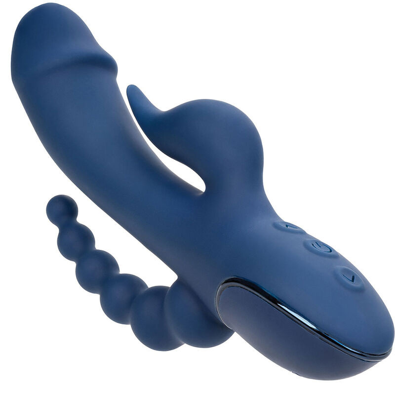 CALEXOTICS - prémium vibrátor hármas orgazmushoz, kék - Image 5