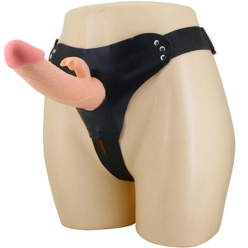 Pretty Love Mavis – univerzális tanga dildóval, 19 cm
