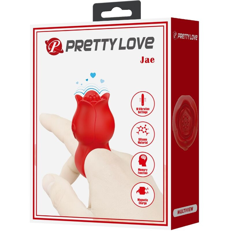 PRETTY LOVE - JAE ROSE ujjvibrátor, 10 rezgési móddal - Image 9