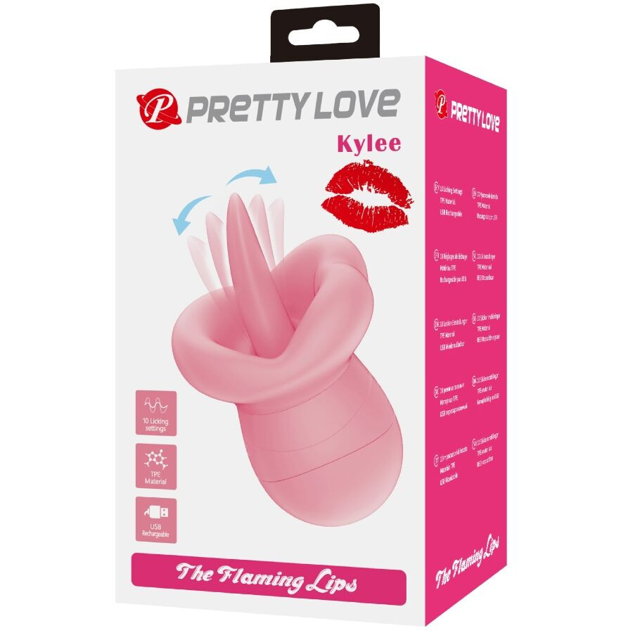 PRETTY LOVE - Kylee nyelv formájú csiklóizgató 10 vibrációval - Image 9