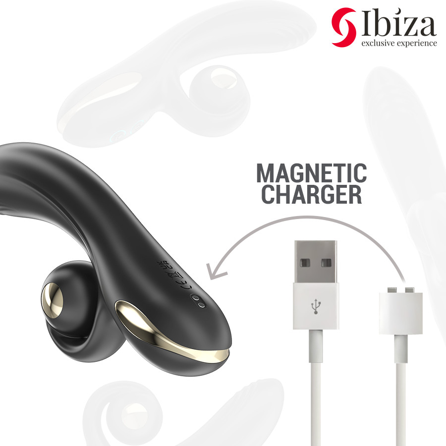 IBIZA Twister – ívelt vibrátor vibro-rotációval - Image 2
