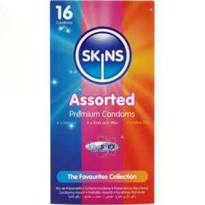 SKINS - prémium óvszer válogatás 16 db-os csomag