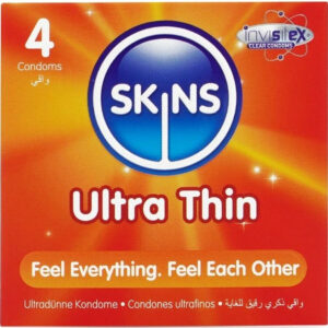 SKINS – ultravékony prémium óvszer csomag 4 db