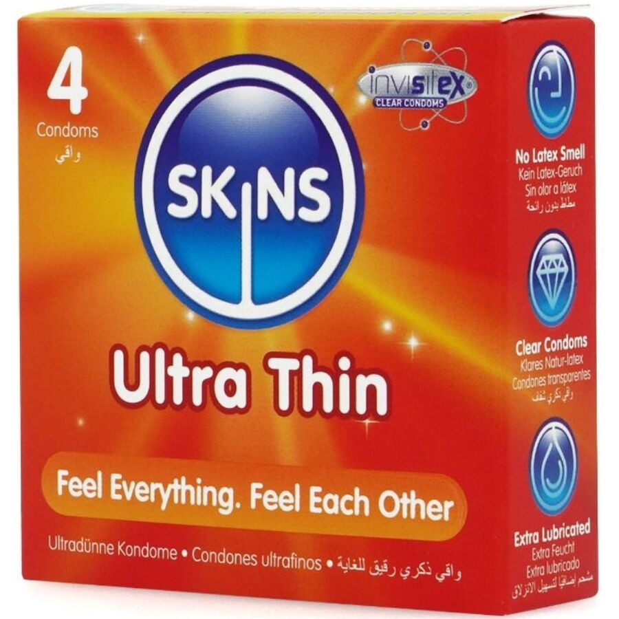 SKINS – ultravékony prémium óvszer csomag 4 db - Image 2