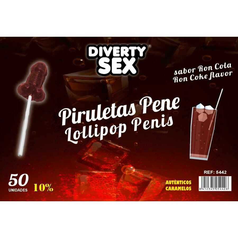Diablo Goloso – 50 alkoholtartalmú pénisznyalóka ron ízben
