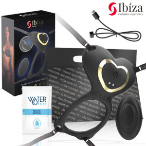 IBIZA - szív alakú páros vibrátor távirányítóval