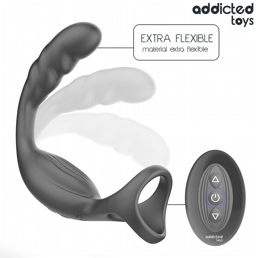 ADDICTED TOYS – távirányítóval működő prosztata gyűrű