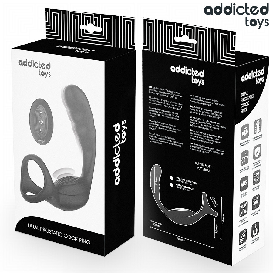 ADDICTED TOYS – távirányítóval működő prosztata gyűrű - Image 3