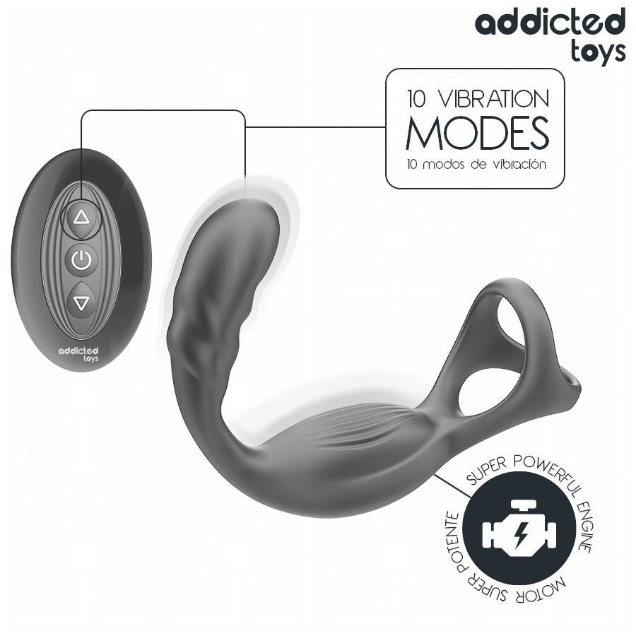 ADDICTED TOYS – távirányítóval működő prosztata gyűrű - Image 4