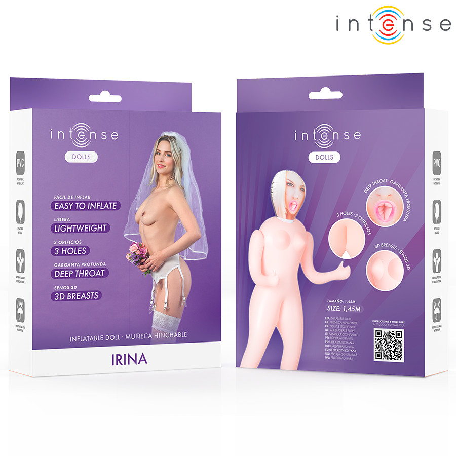 INTENSE DOLLS - Irina – három nyílásos felfújható baba - Image 4