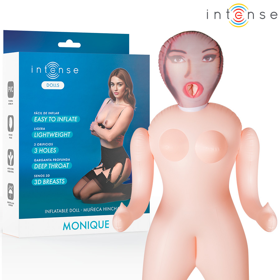 INTENSE DOLLS - Monique 3 nyílású felfújható baba