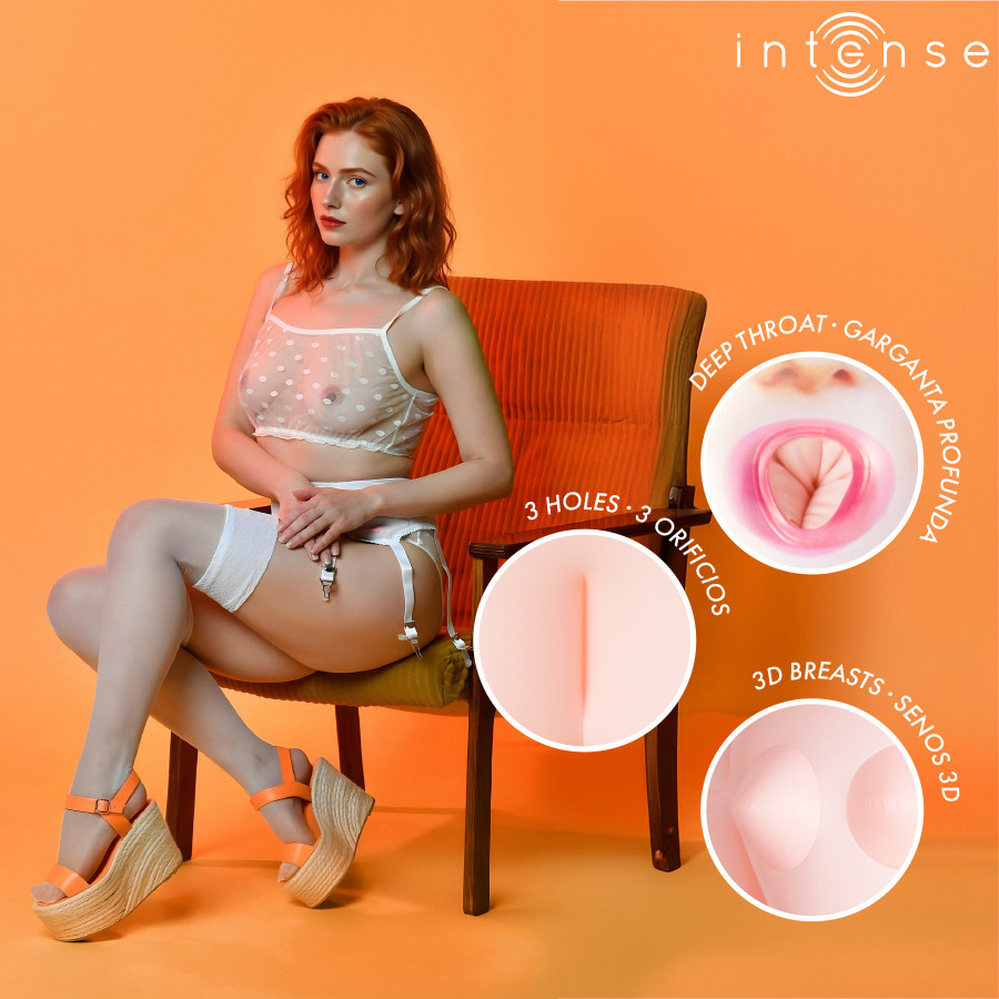 INTENSE DOLLS – Scarlett – felfújható intim társ három nyílással - Image 4