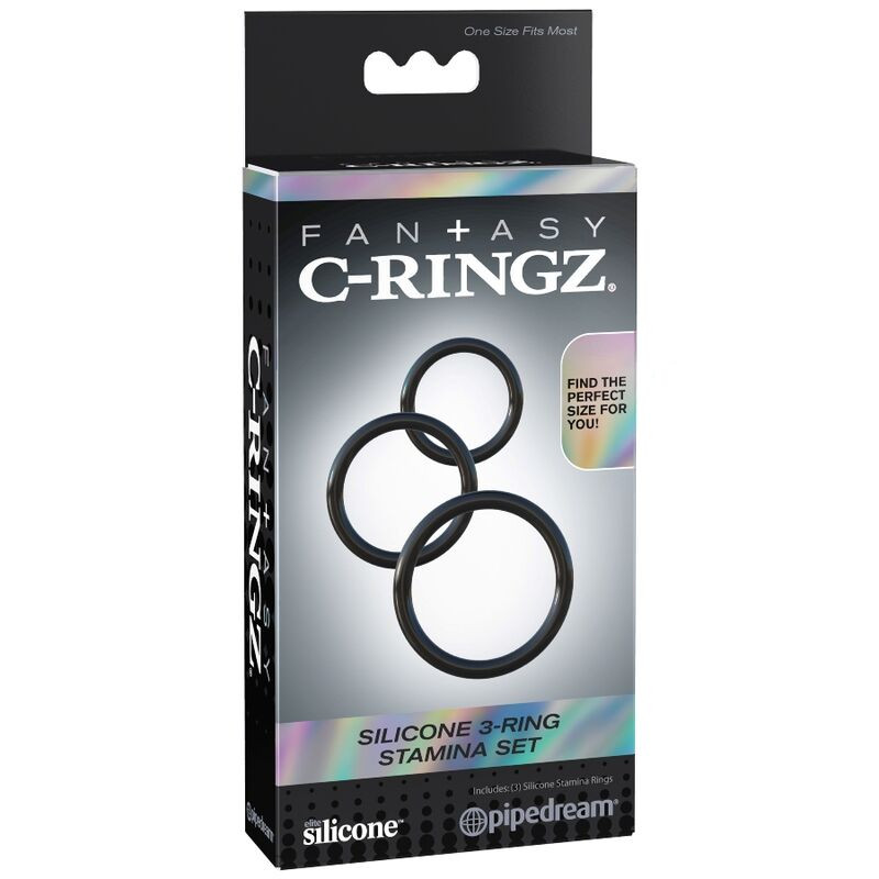 FANTASY C-RINGZ – szilikon 3 ring vibrációs szett - Image 3