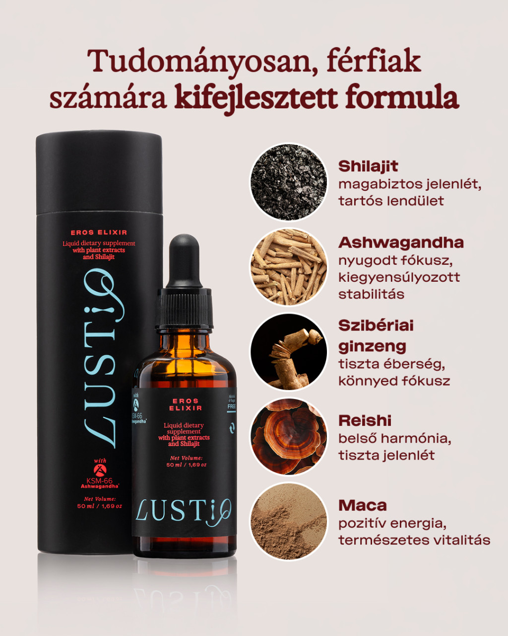 Lustiq Eros Elixir – a férfi energia esszenciája - Image 2