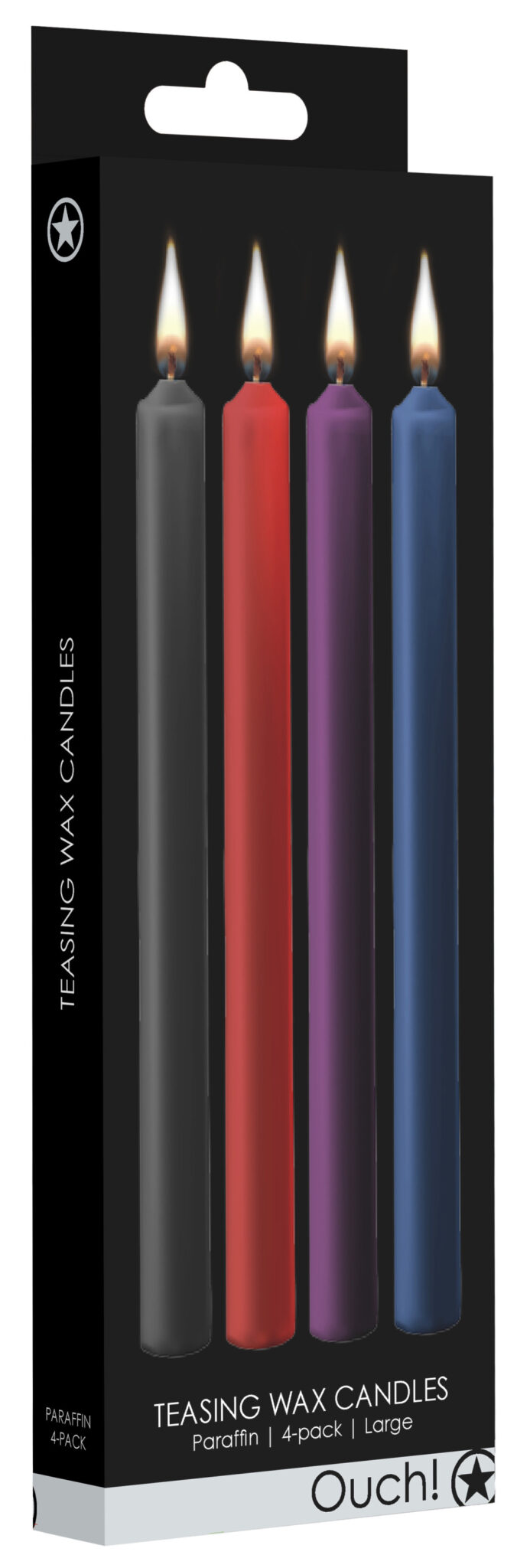 SM Teasing Wax – 4 db színes érzéki gyertya - Image 2