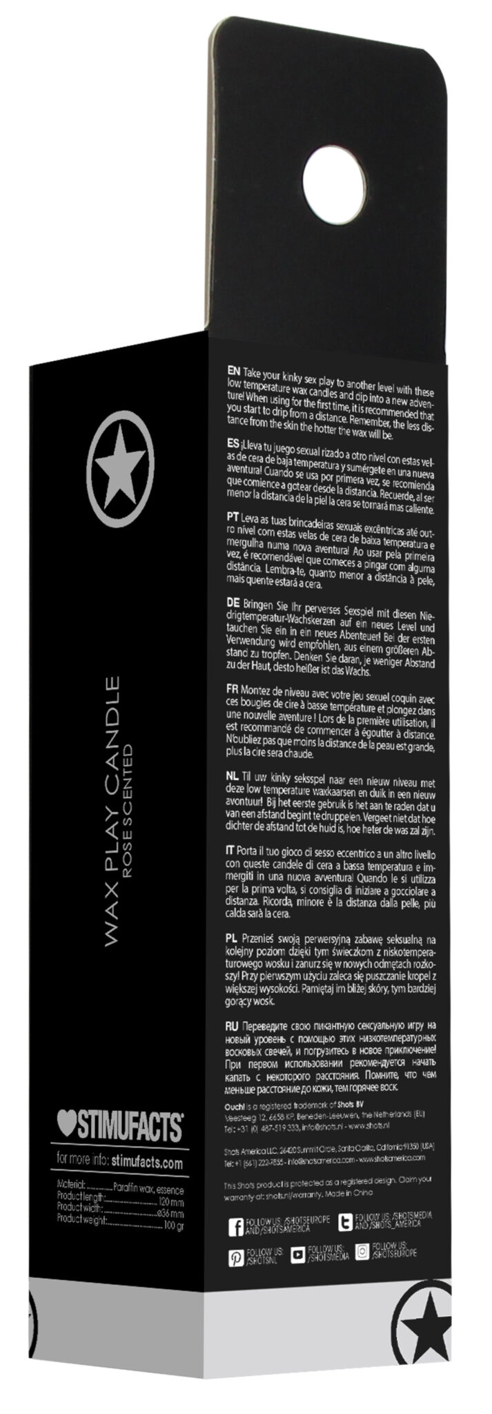 Sm Wax Candle – rózsaszín illatgyertya érzéki hangulathoz - Image 5