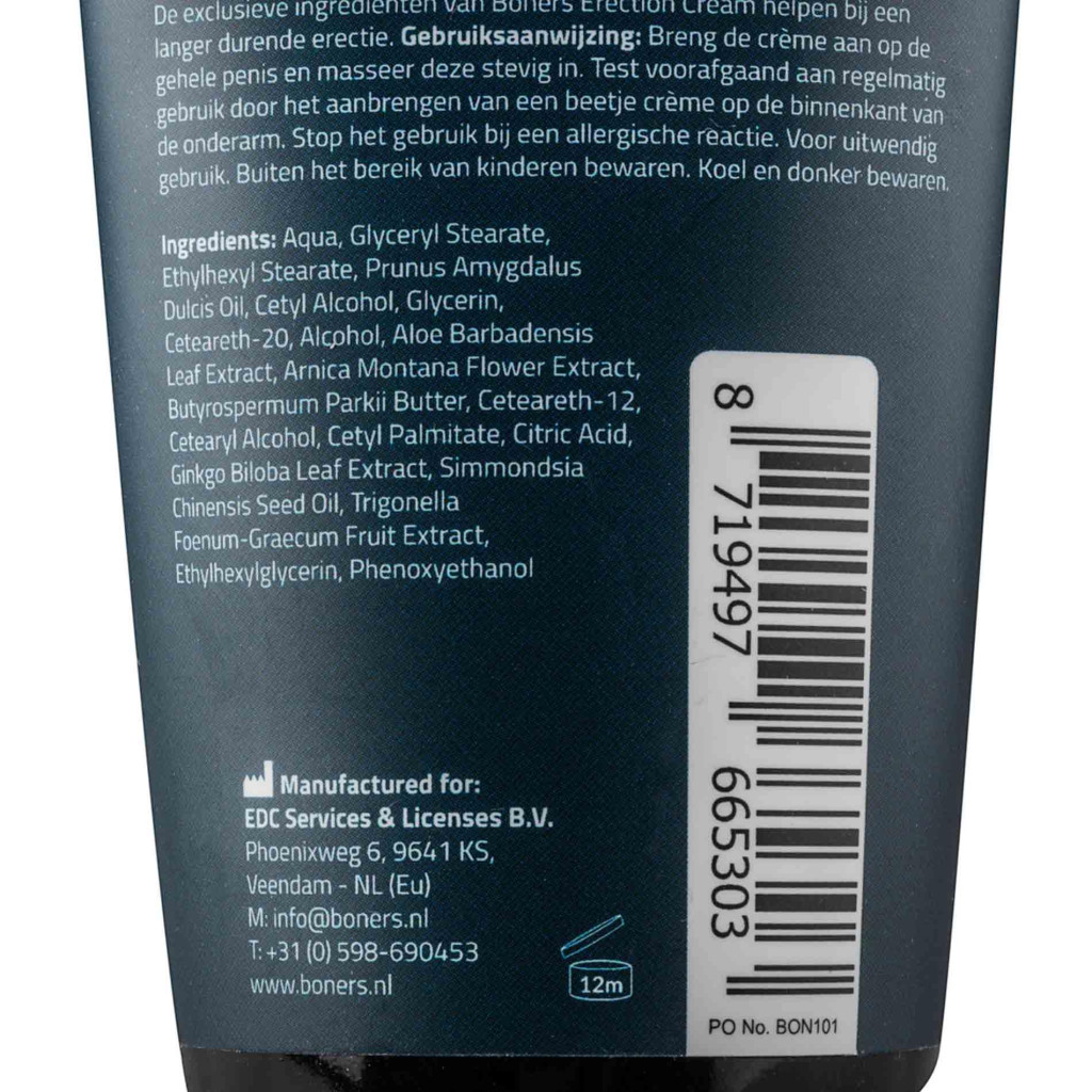 Boners – prémium erekciós krém 100 ml - Image 3