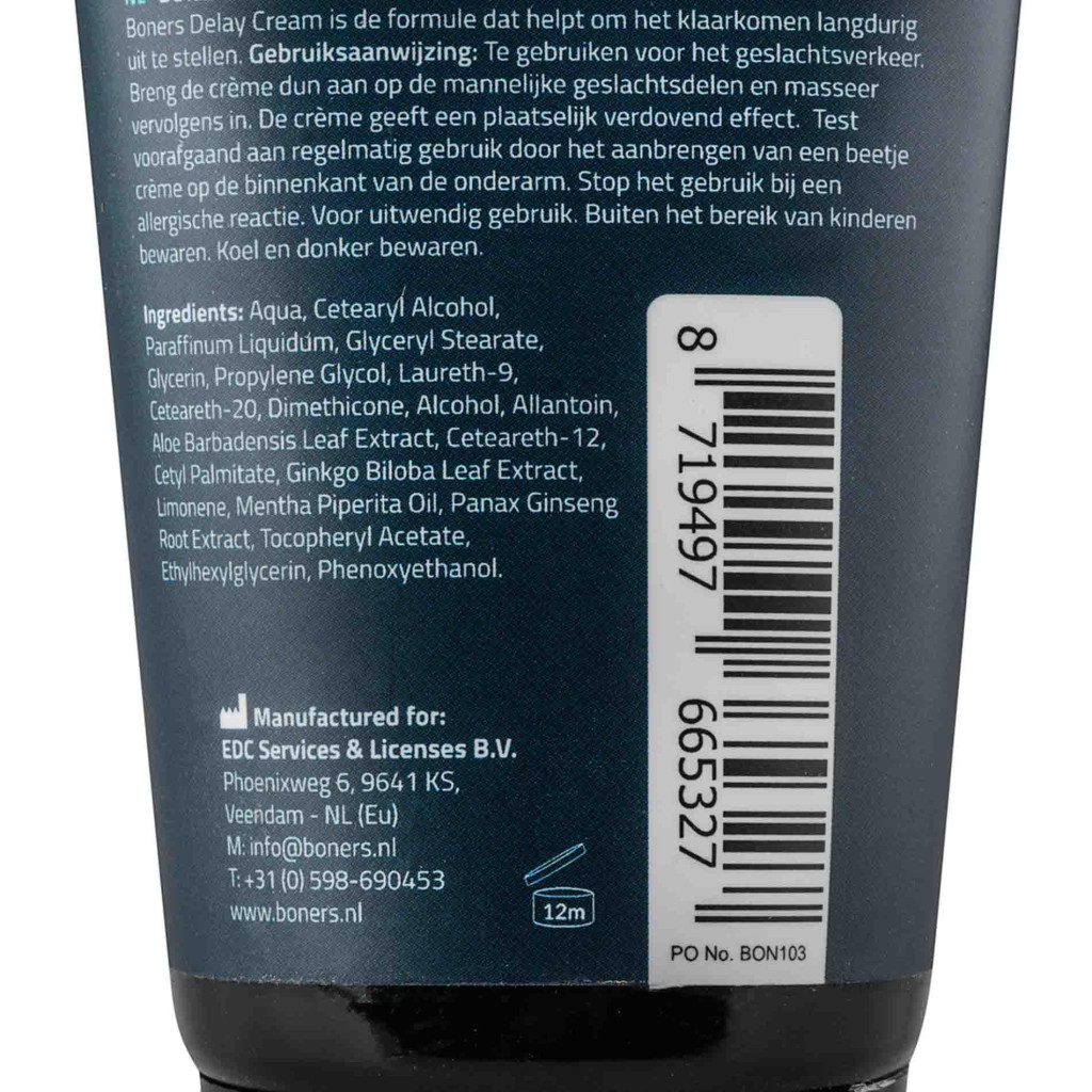 Boners - Késleltető krém 100 ml - Image 3