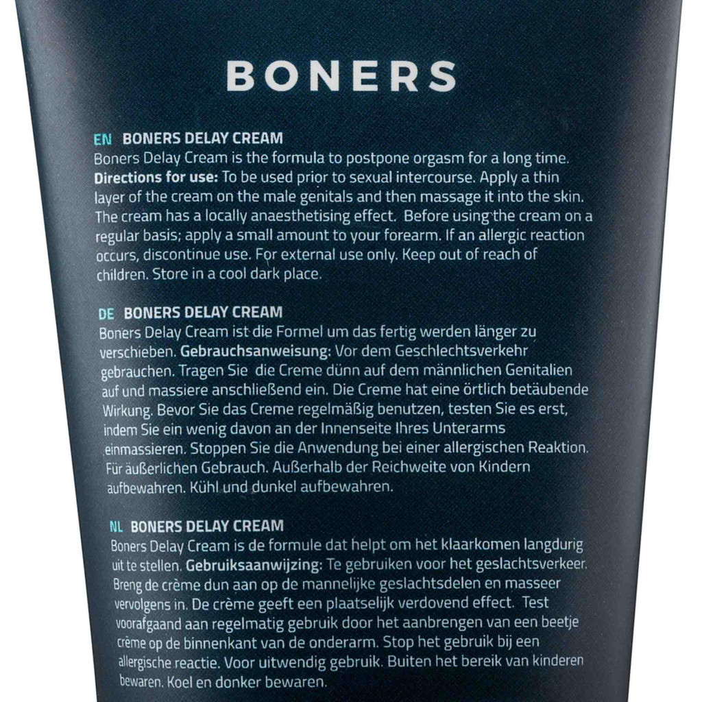 Boners - Késleltető krém 100 ml - Image 4