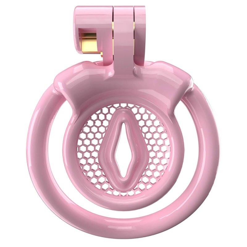Cage Extra Plate – prémium rózsaszín sissy reduktor 0,5x3 cm
