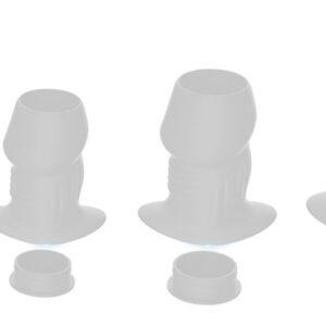Euhlo Plug Tunnel – prémium, fekete anális plug 5x3,5cm