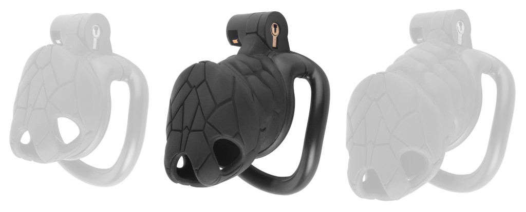 Black Python Cage M – prémium, érzéki maszturbátor