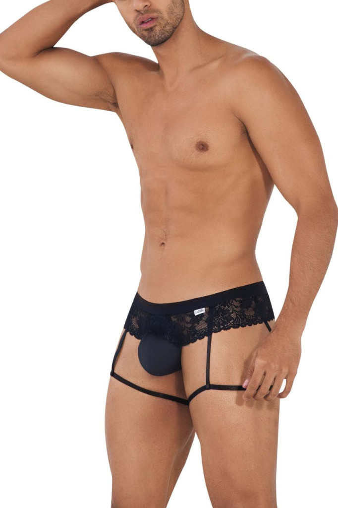 Eros Lace – elegáns csipkés jockstrap fekete színben - Image 3