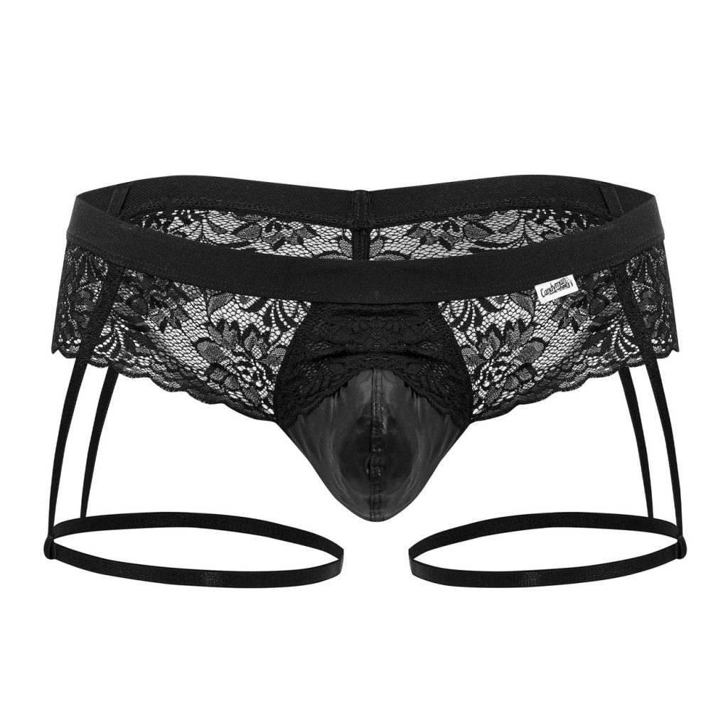 Eros Lace – elegáns csipkés jockstrap fekete színben - Image 4
