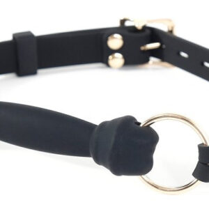 Bâillon Mors – prémium szilikon gag 11,5 cm fekete