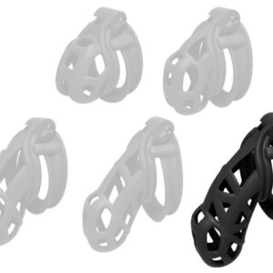 Contrik Black Cage XXL – prémium stimuláló eszköz 12 x 3.6 cm