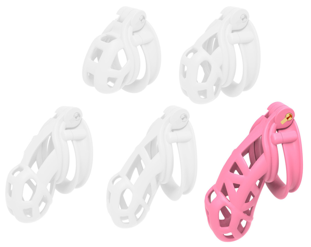 Contrik Cage Pink XXL – prémium maszturbátor 12 x 3,6 cm