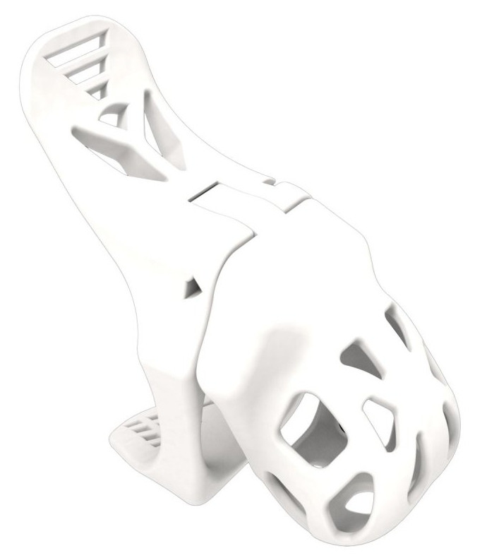 Komplit Cage – prémium fehér stimuláló hüvely 8 x 3,5 cm
