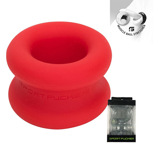 Ballstretcher Silicone Muscle - prémium szilikon here nyújtó 30 mm