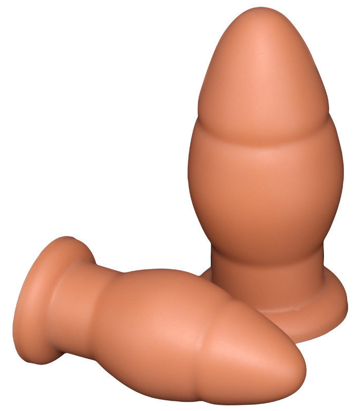 Kindtoo L – prémium szilikon anál dugó, 19 x 9,2 cm, narancs - Image 2