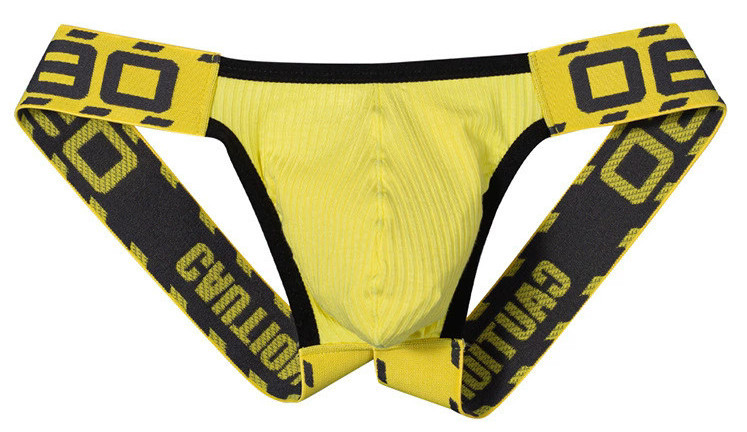 Jockstrap 0850 – prémium sárga férfi alsónemű - Image 2