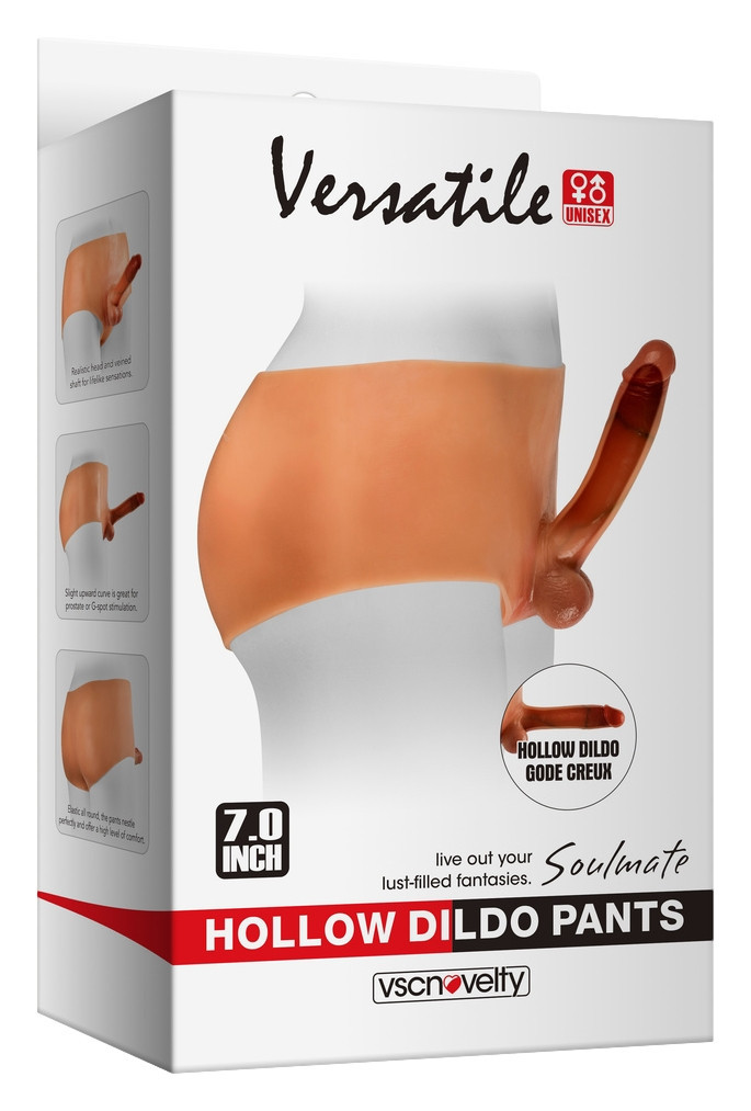 Boxitup üreges strap-on – 16 cm-es vibráló dildó - Image 3