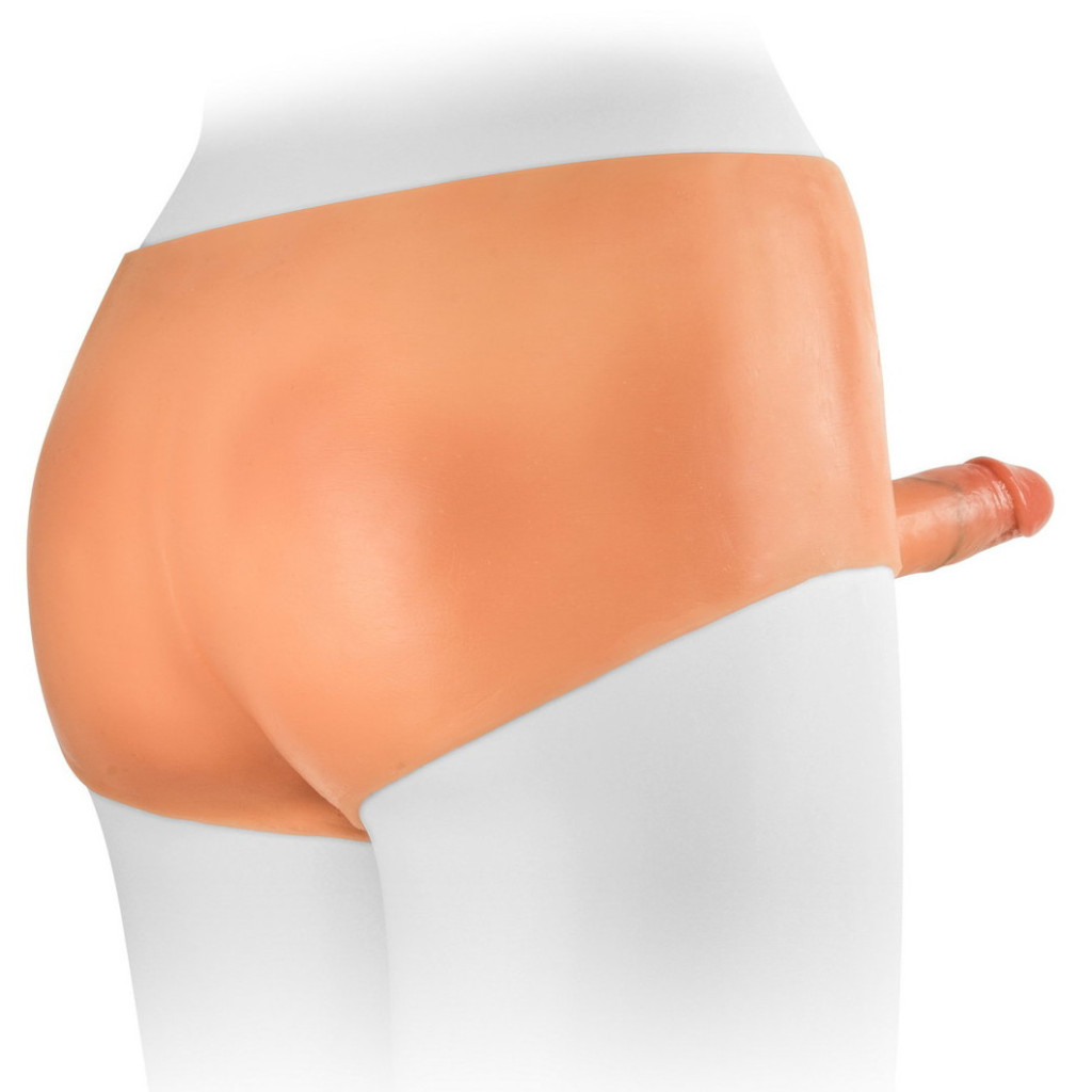 Boxitup üreges strap-on – 16 cm-es vibráló dildó - Image 4
