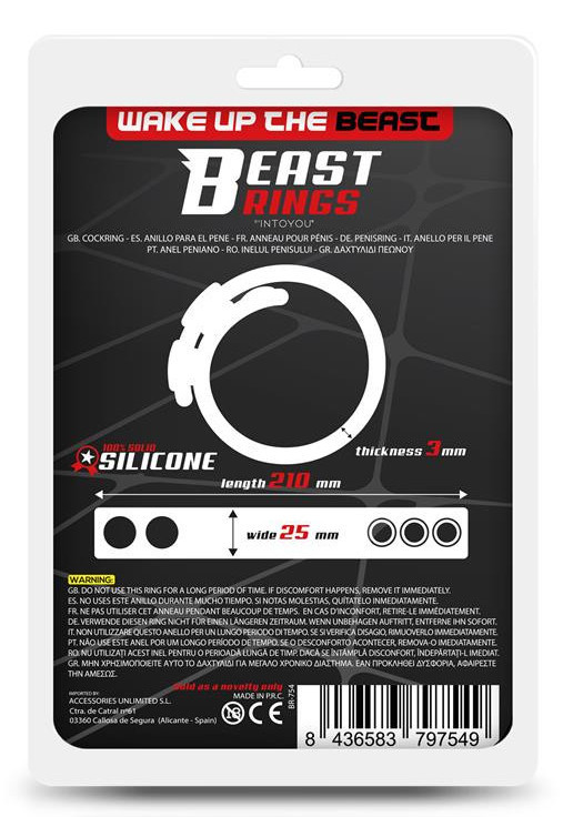 Beastring – állítható prémium intim gyűrű (35-60mm) - Image 2