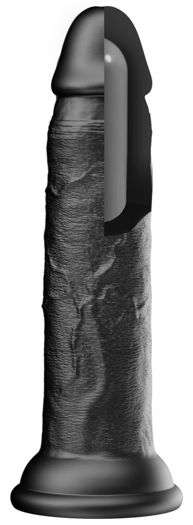 Good Dickdong Noir – prémium klasszikus vibrátor 17 cm - Image 5